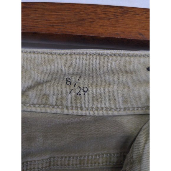 Liverpool Women's The Ankle Skinny Fitted Mid-Rise Classiccore Yellow/Green Sz 8 - Picture 8 of 11